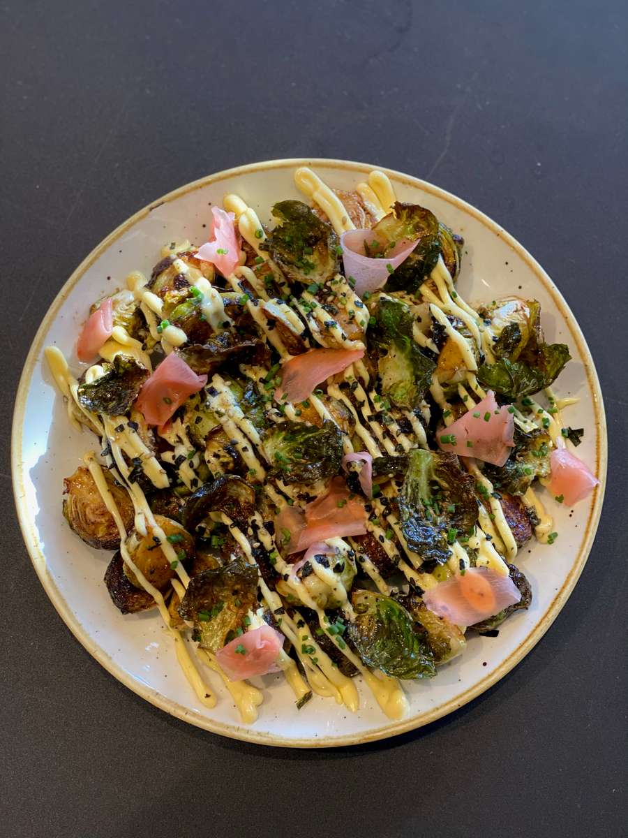 Brussels Sprouts "Okonomiyaki"