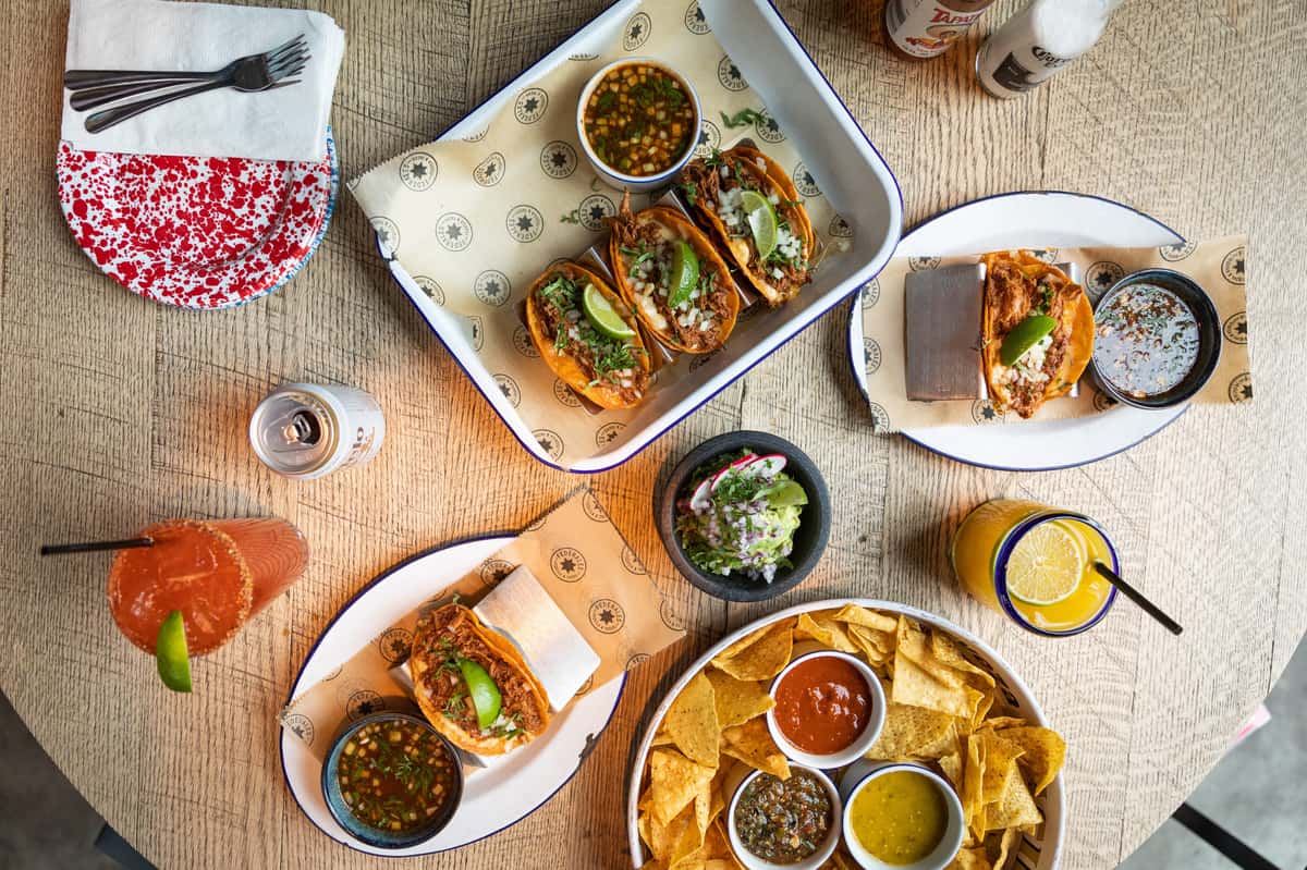 Chips and Salsa, Tacos, Margaritas