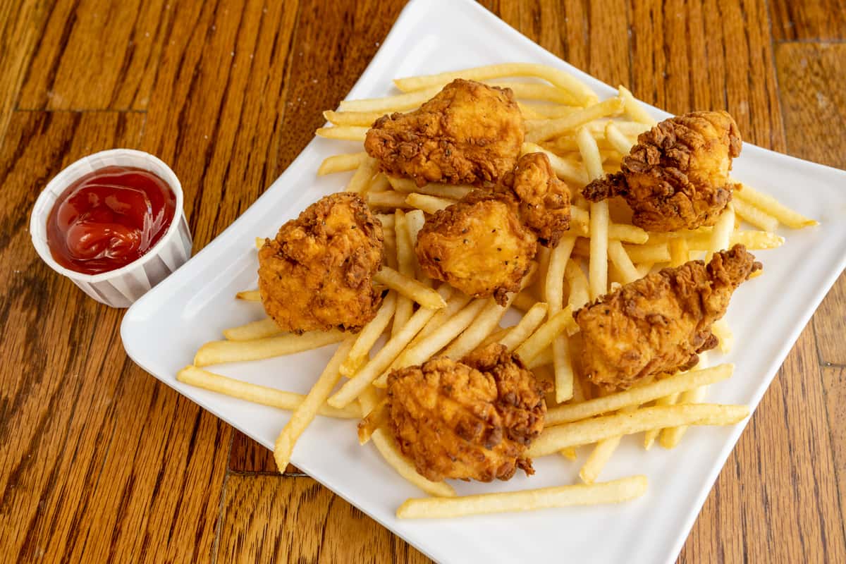 Chicken Tender Bites Food Menu Liberty Burger Burger Joint