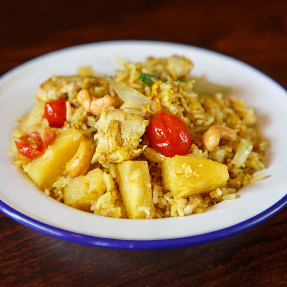 Pineapple Curry Fried Rice