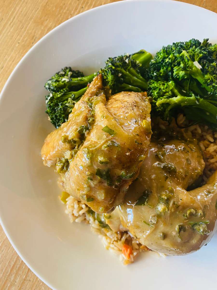 Oven Roasted 1/2 Chicken