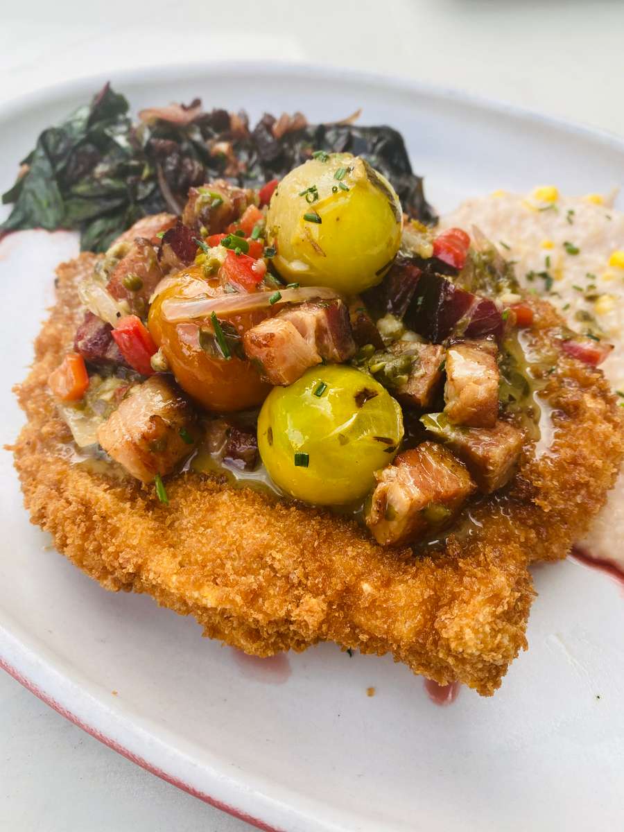 Pretzel Crusted Chicken