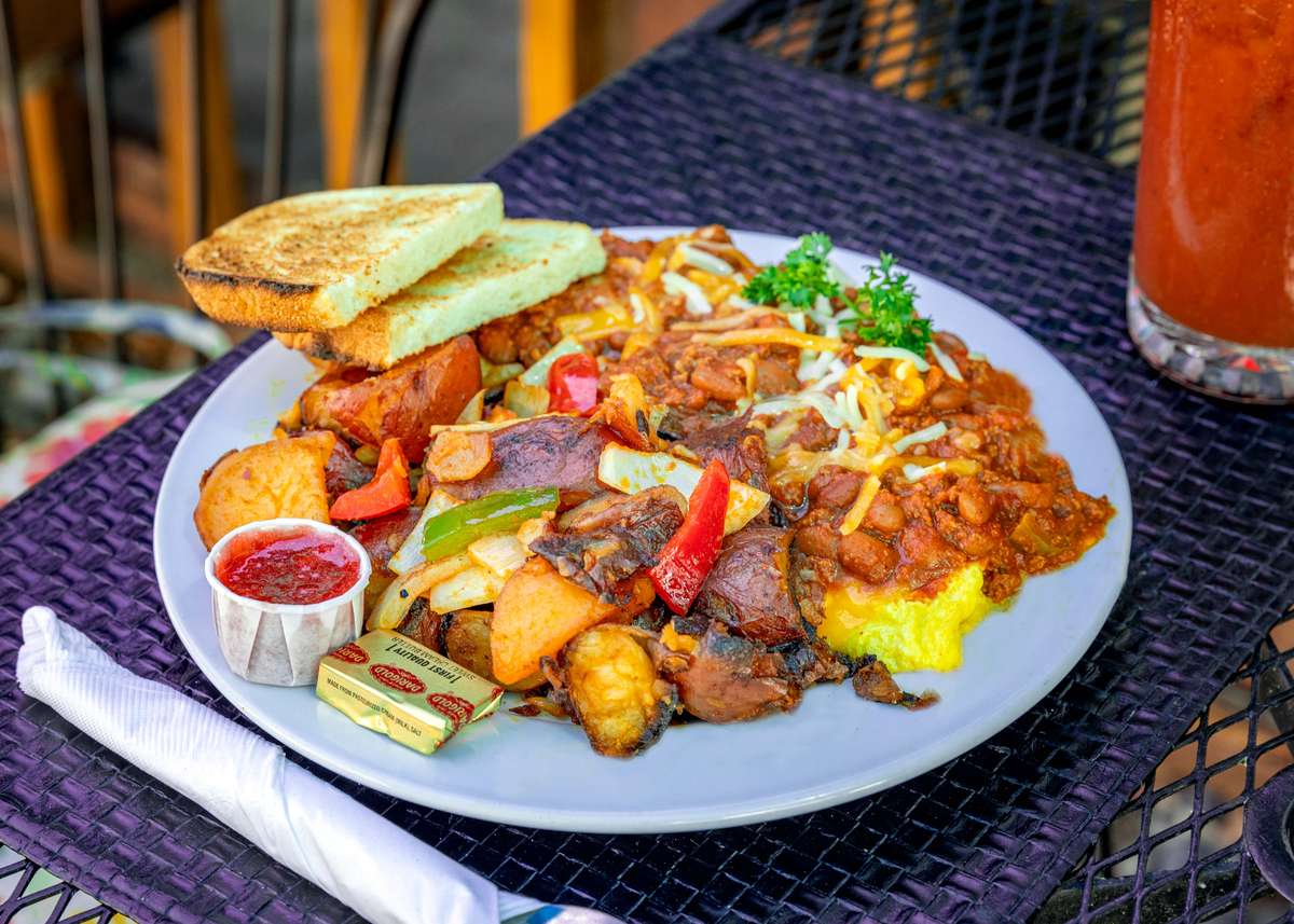 Turkey Chili Cheese Omelet