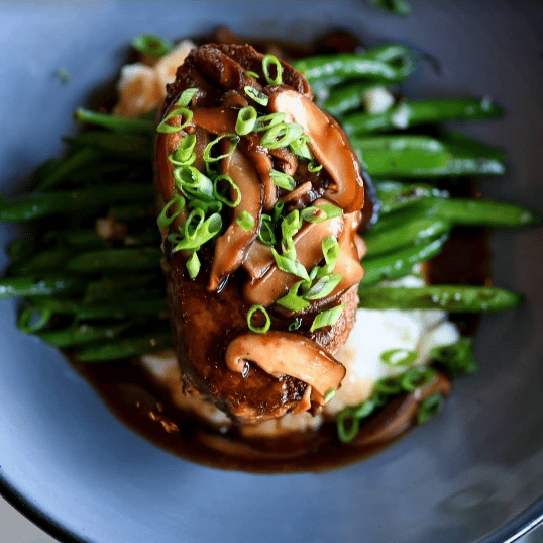 Wild Mushroom Meatloaf