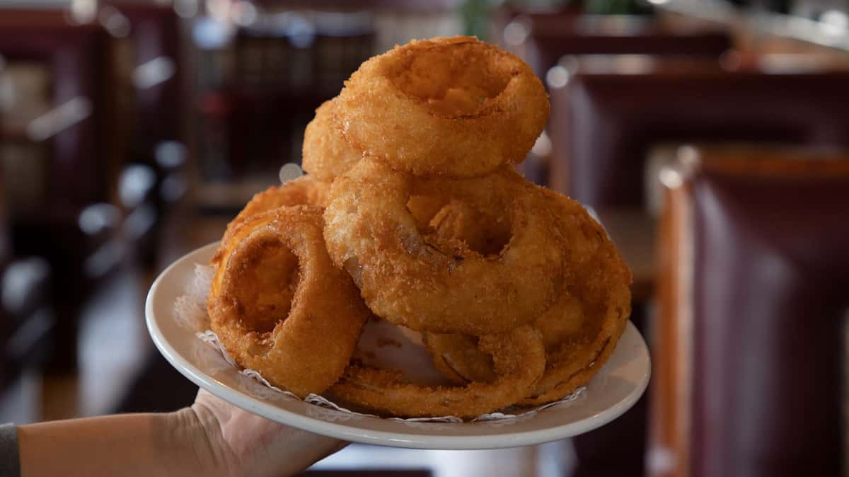 Onion Rings Menu Paul's Place Fast Food Restaurant in CA