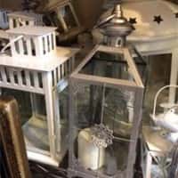 Lantern Centerpieces (Silver & White)