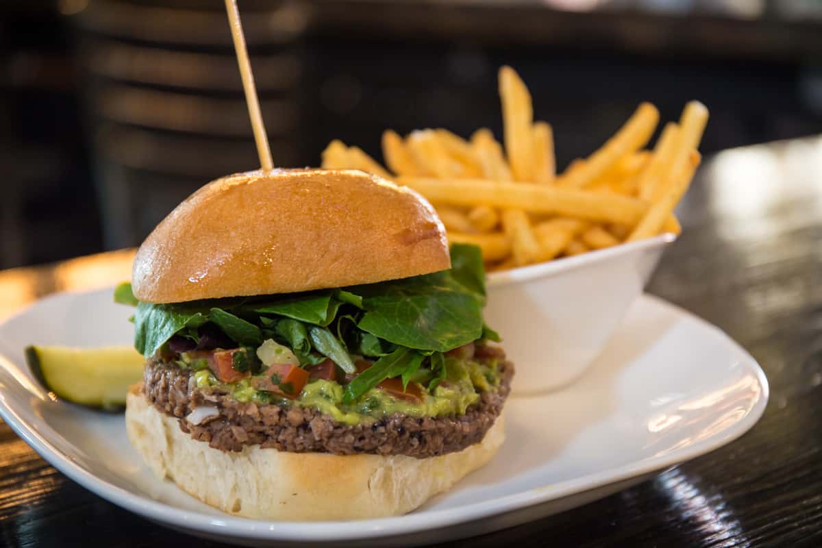 Arcadia Veggie Burger - OHSO Brewery + Distillery