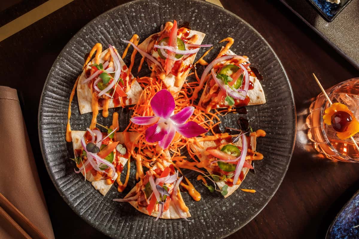 Asian Style Tuna Pizza - KĀI | Asian Fusion Restaurant in Plano, TX