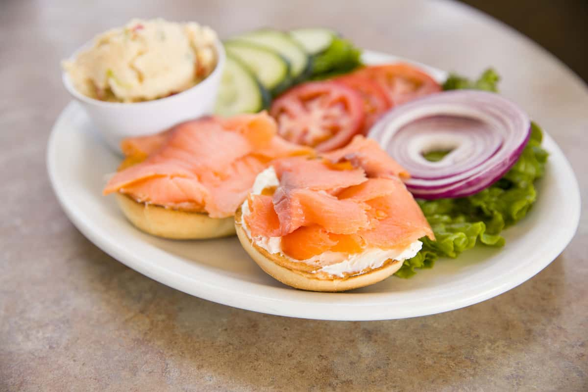 Lox & Cream Cheese Breakfast Danny's Deli & Grill Restaurant in