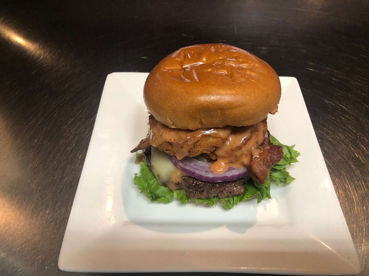 Fried Green Tomato Burger