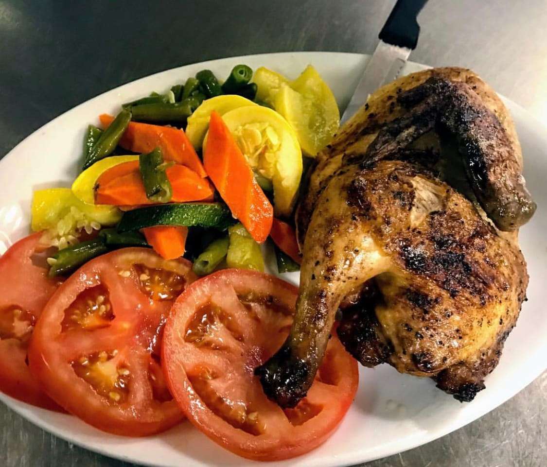 Roasted chicken