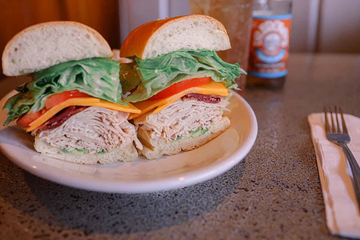 17. Turkey, avocado, bacon, cheddar
