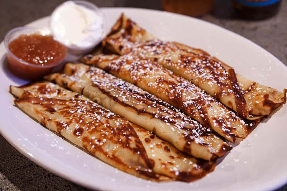 Cheese blintzes