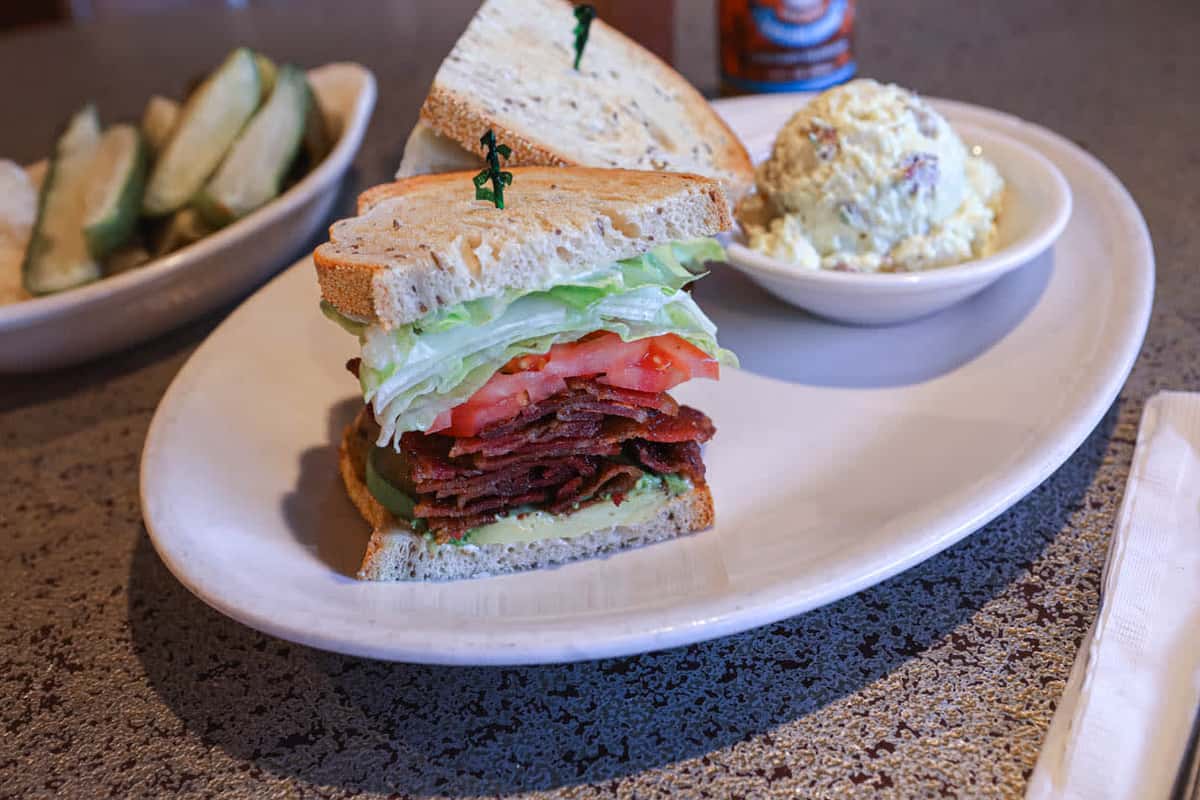 67. Bacon, lettuce, and tomato (blt) On rye