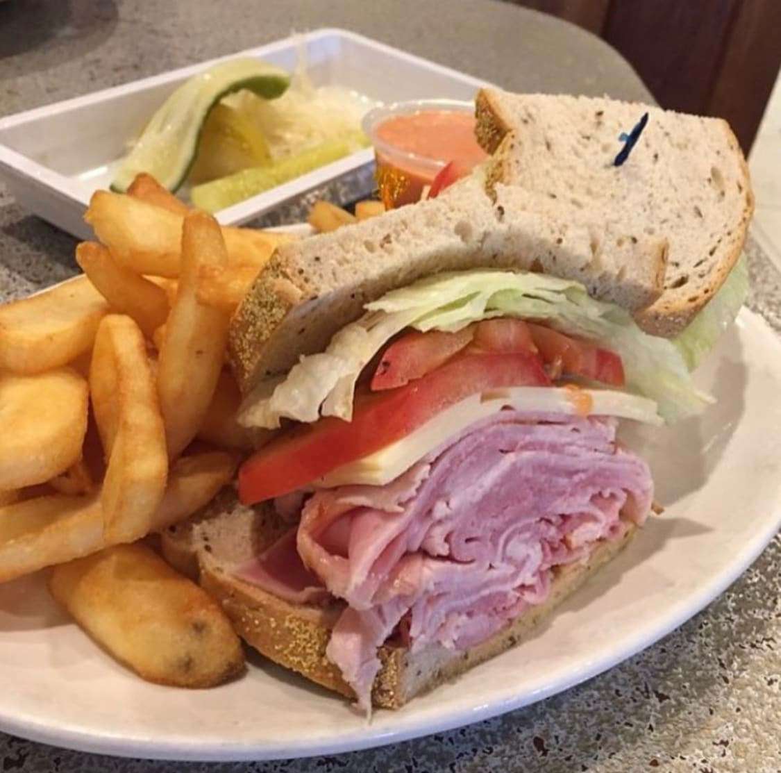 34. Ham, Swiss cheese