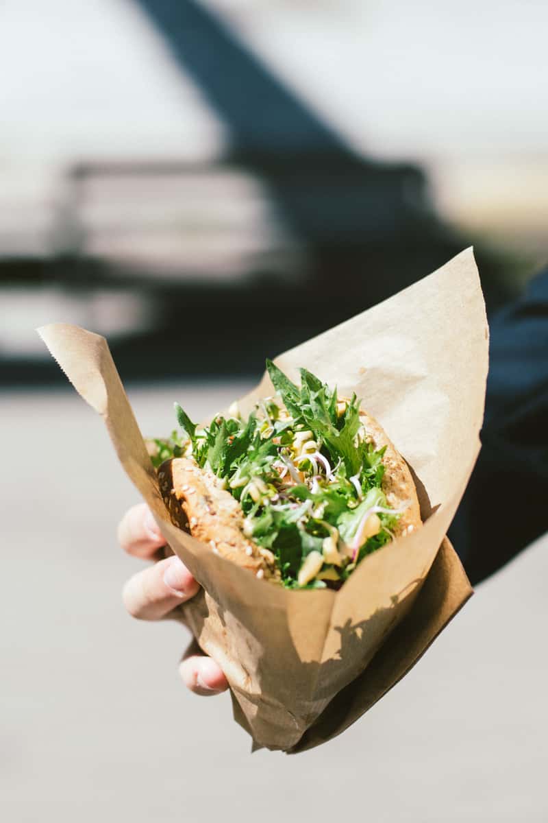wrapped sandwich