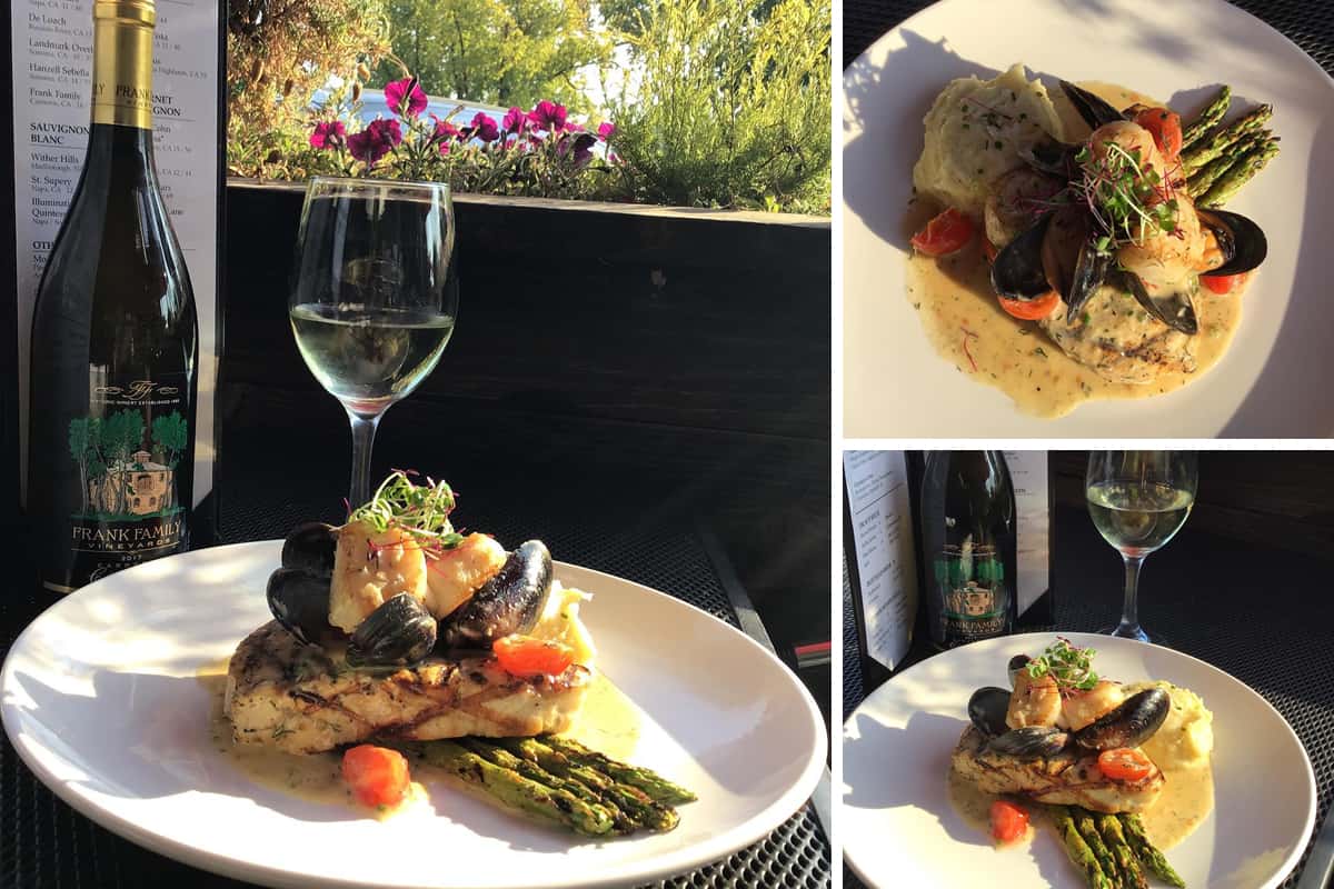 Grilled swordfish with grilled Asparagus