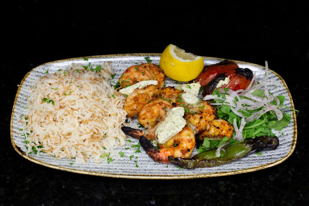 Shrimp and rice