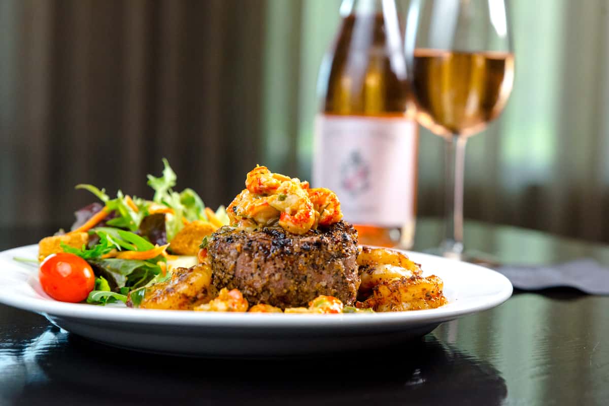 Filet with Crawfish Sauce