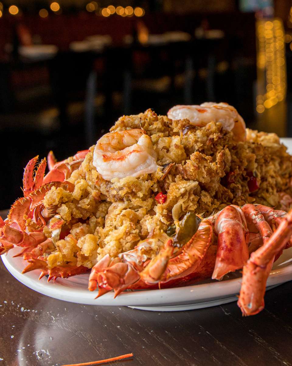 2lb. new england baked stuffed lobster