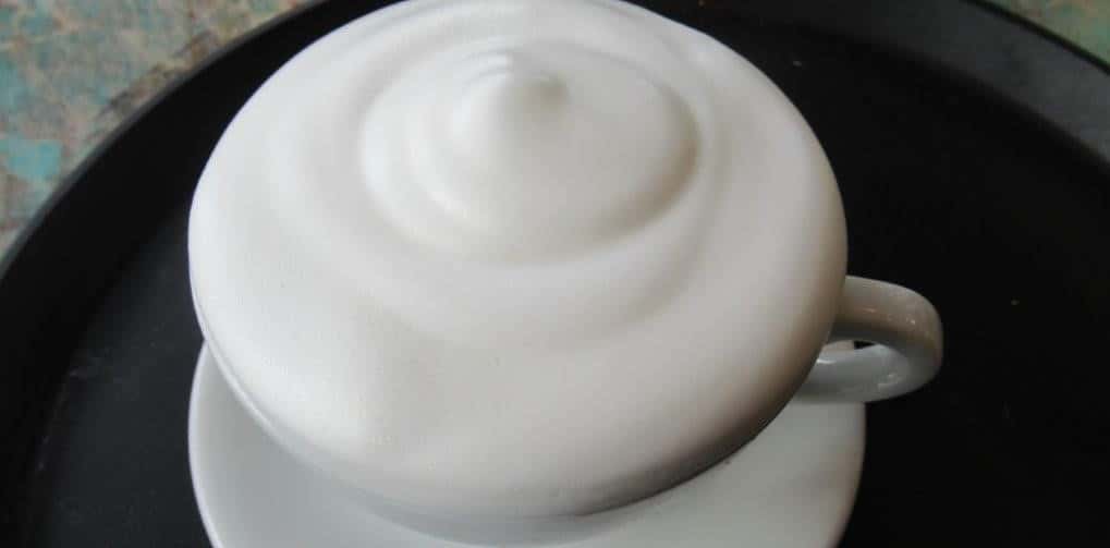 photo of foam-topped Cappuccino