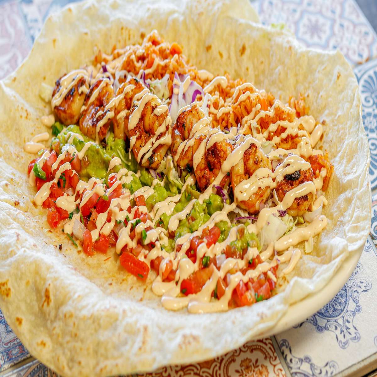 Seafood Burrito