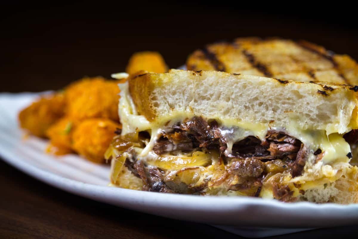 Beef Brisket Grilled Cheese