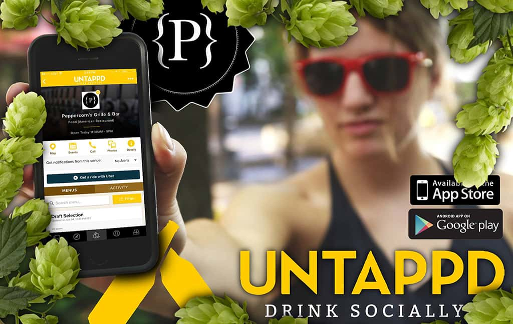 untappd app in hand