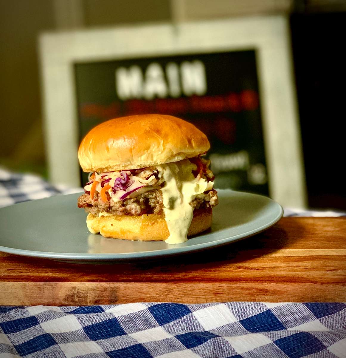 Pork Smash Burger