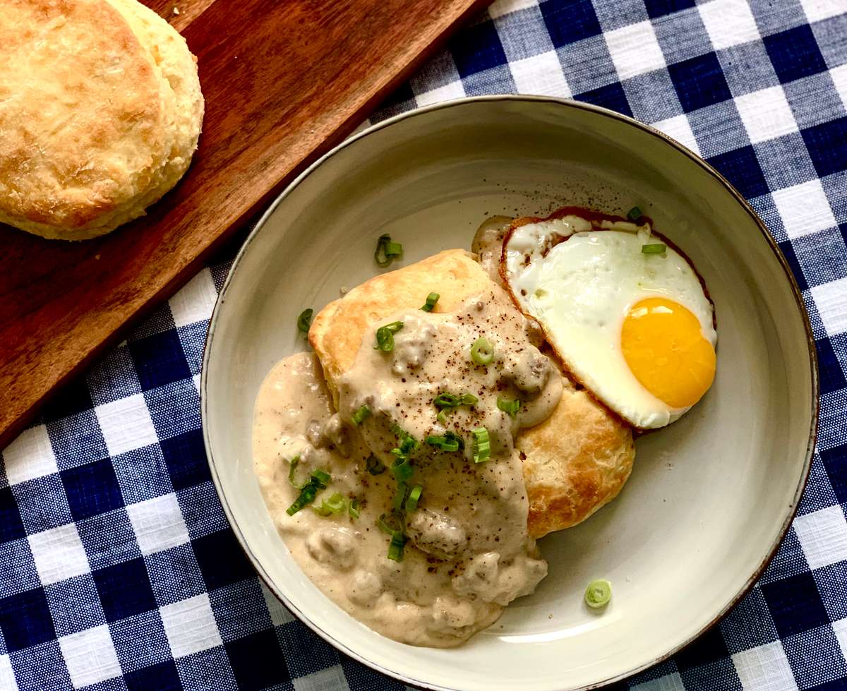 Biscuits and Duck Fat Gravy