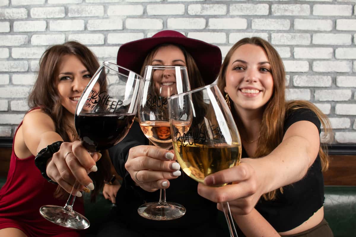 group of friends drinking