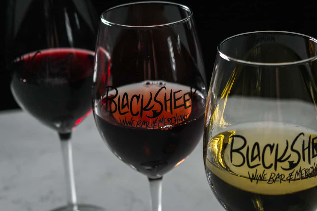 wine glasses