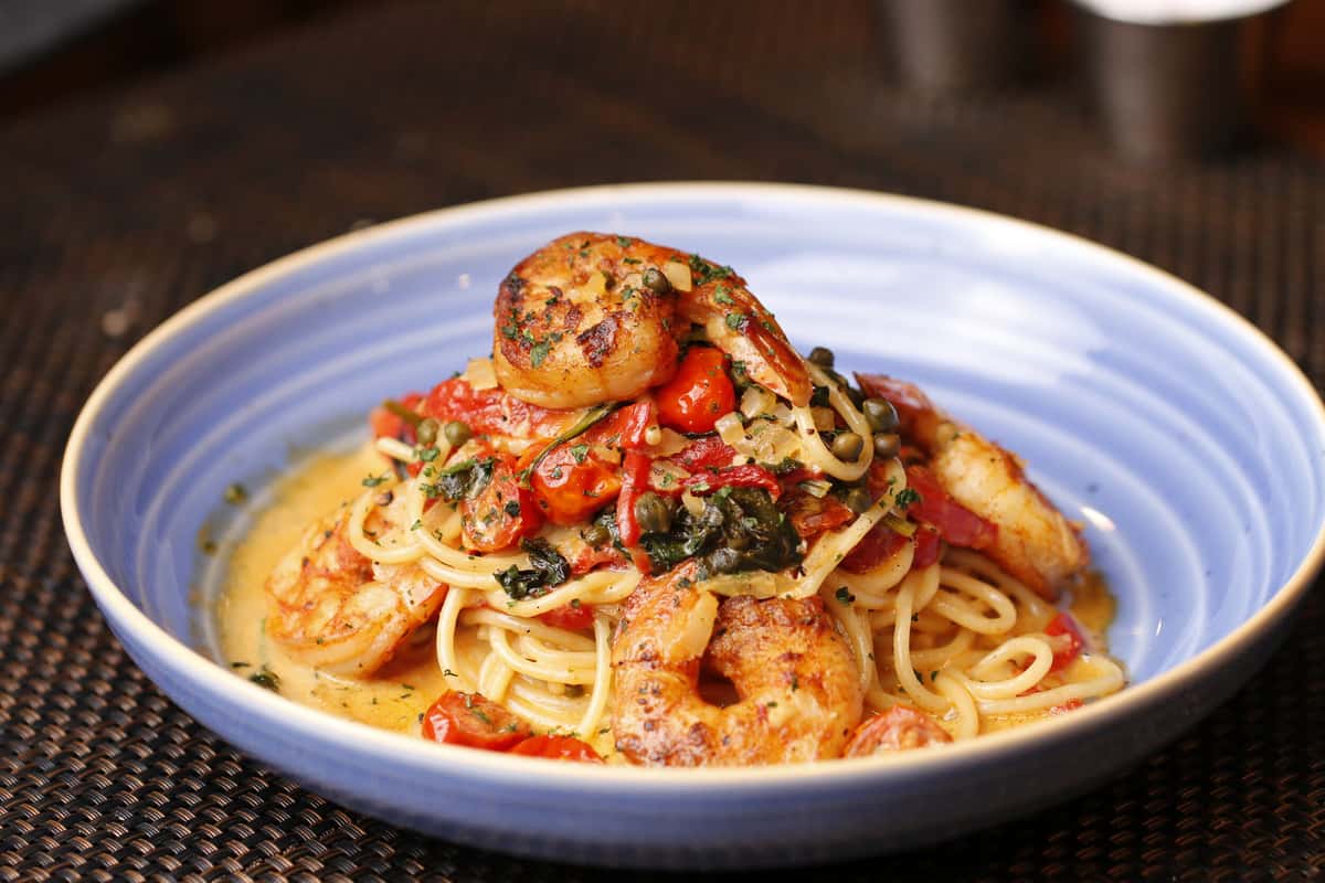 Seafood pasta