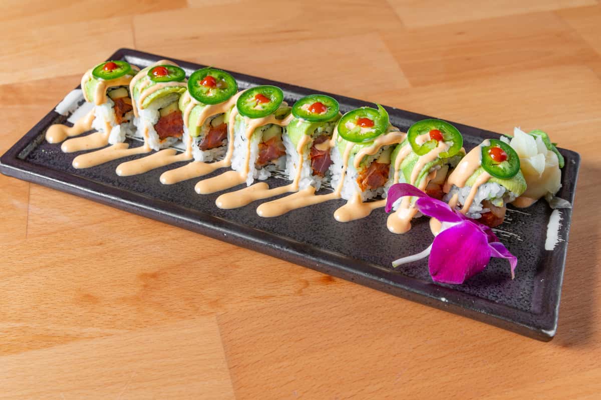 Roller Coaster Roll - Yamazaki Sushi & Steaks - Sushi Restaurant