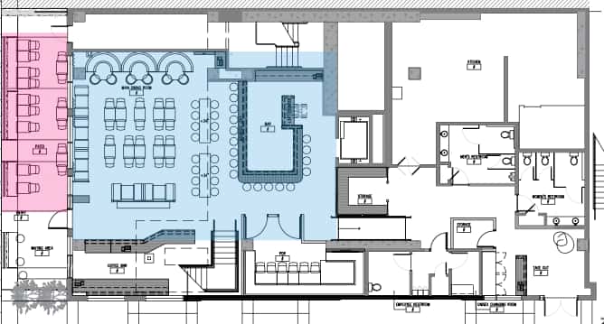 Room layout options for events