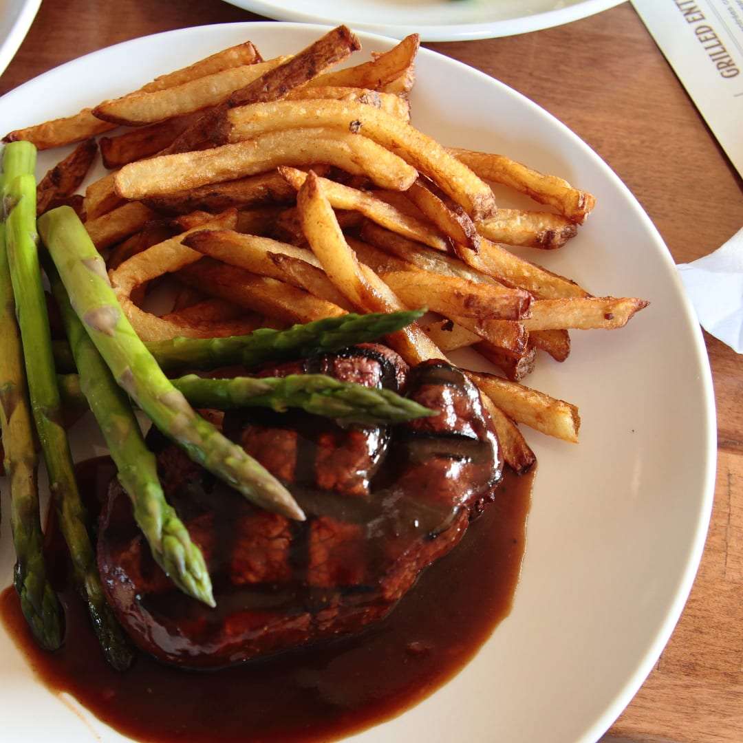 Filet Mignon 6 oz. * Dinner Menu The Refinery American Restaurant