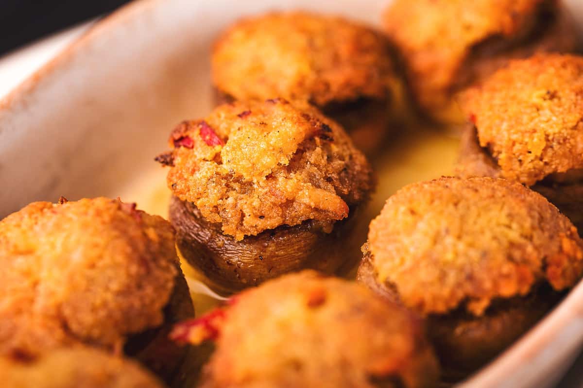 Baked Stuffed Mushrooms