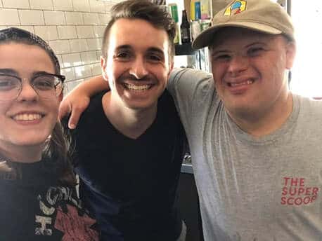 Preston Olson brings so much joy and laughter to our shop! He also has a second job being a member at Wings - what a hard worker!