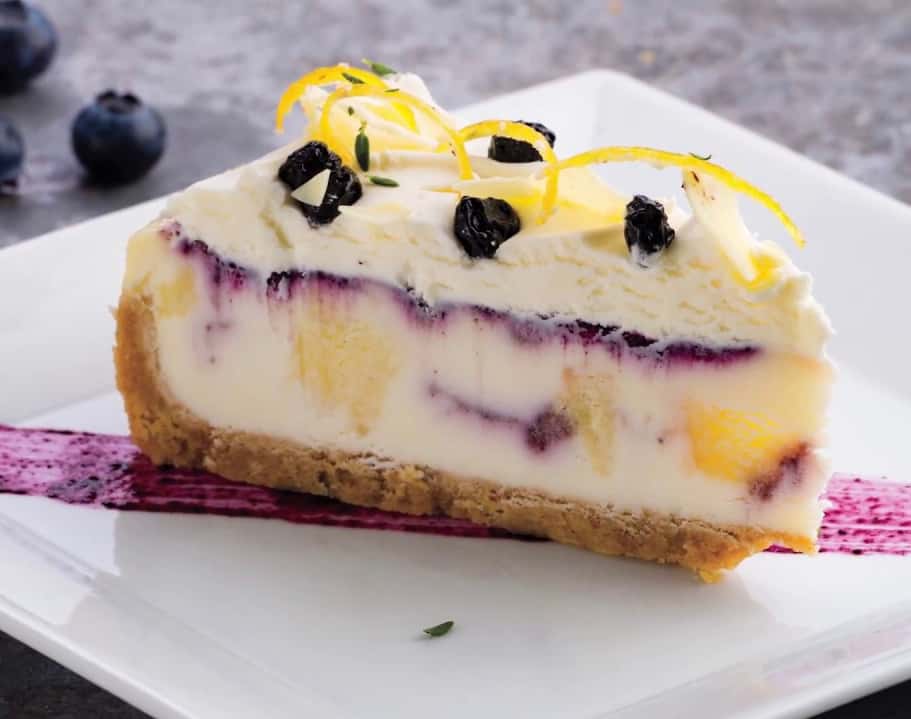 Blueberry Cobbler Cheesecake