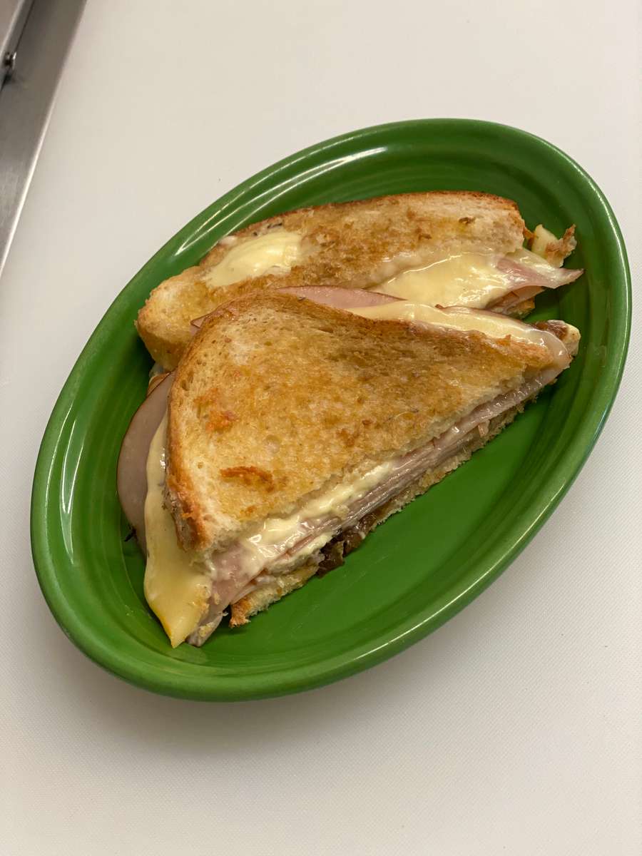 Grilled Turkey Meunster Sandwich