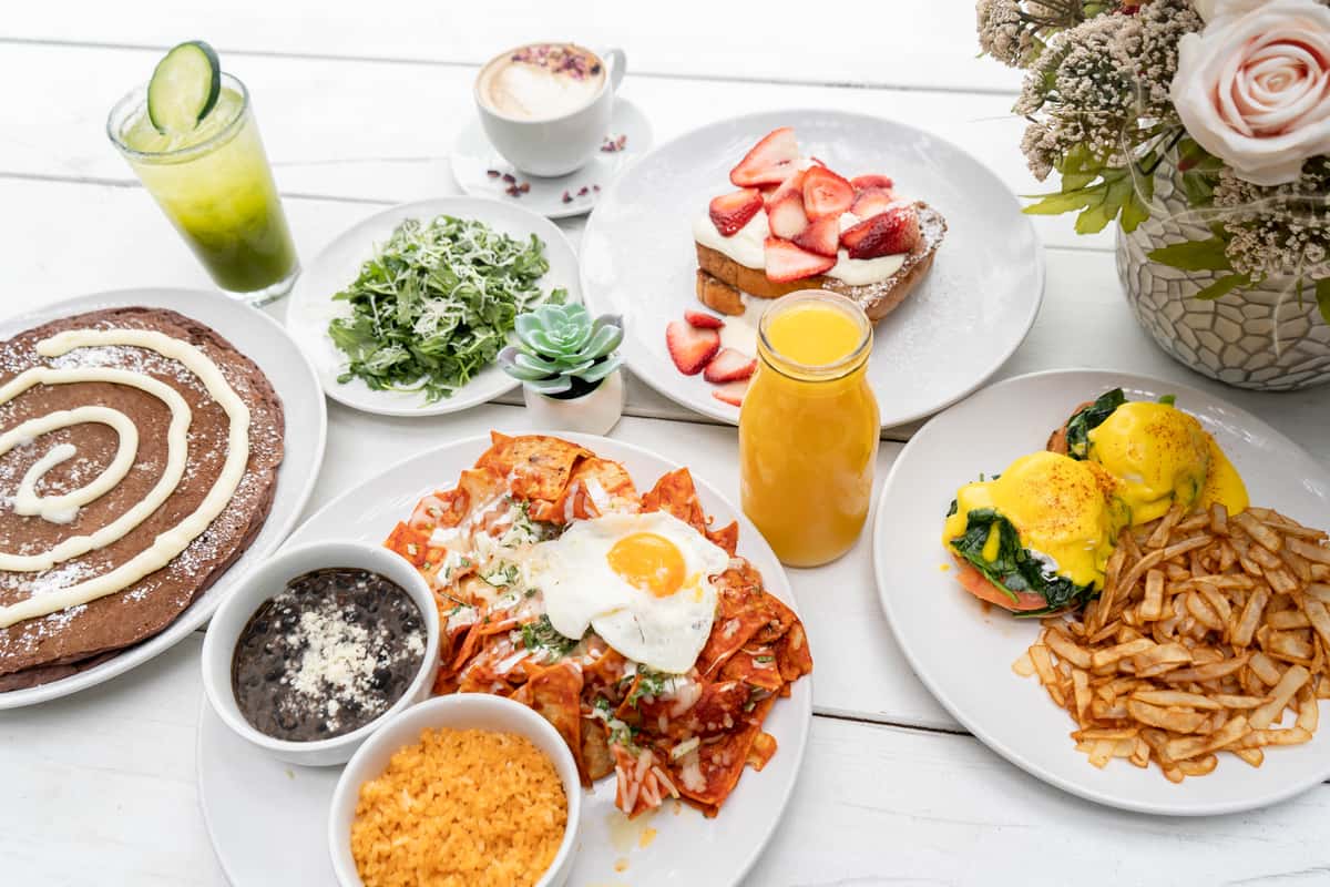 brunch spread