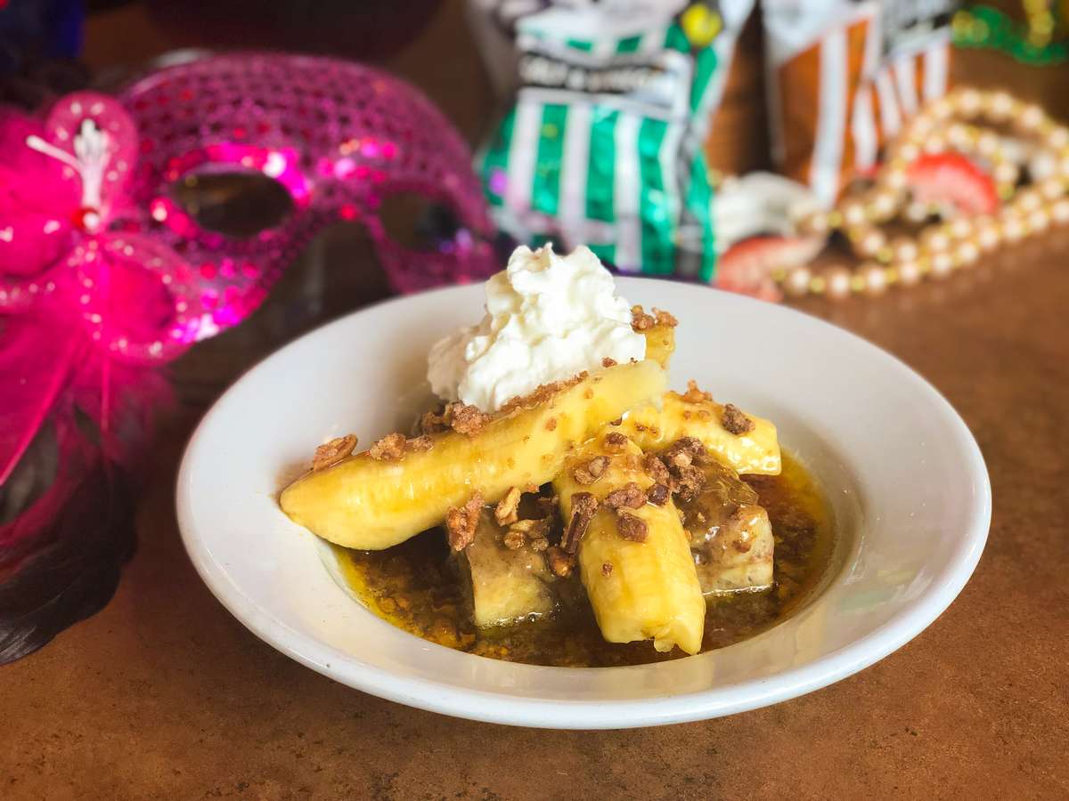 banana foster bread pudding
