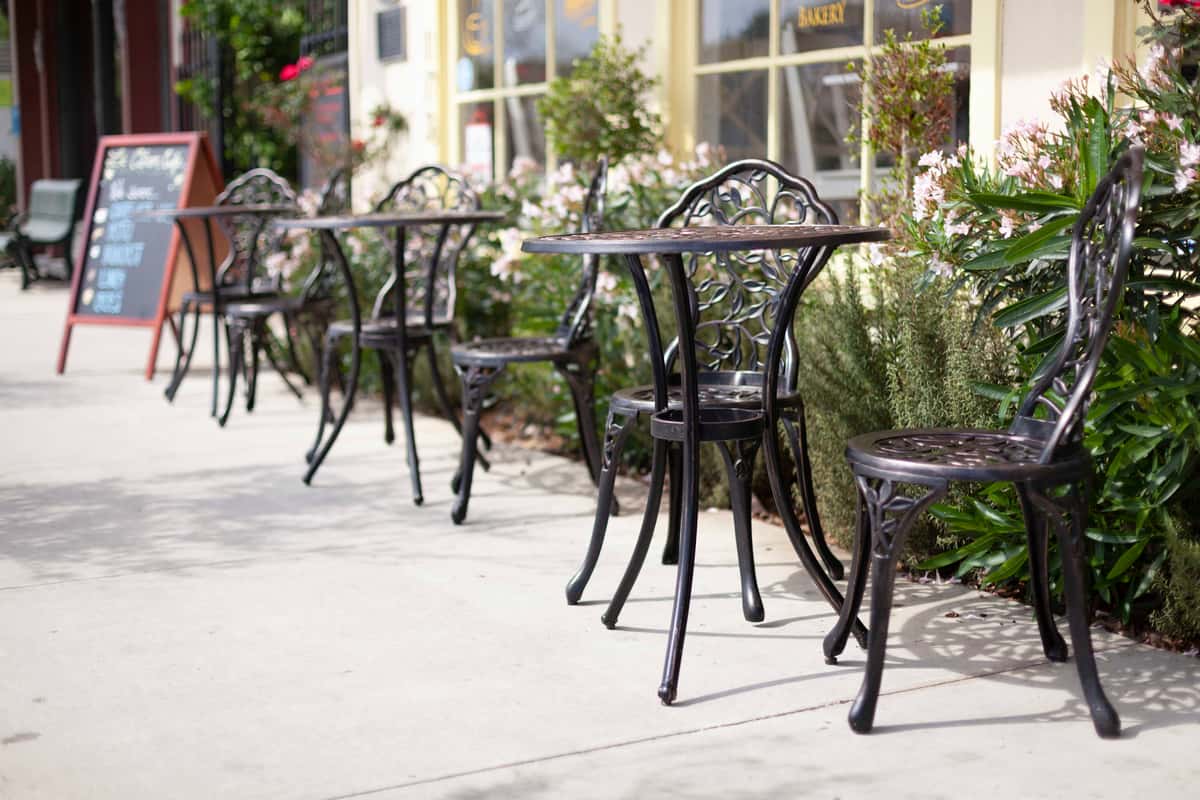 exterior seating