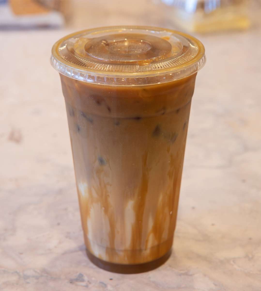 Iced caramel machiatto beverages best edibles cafe in trumbull ct