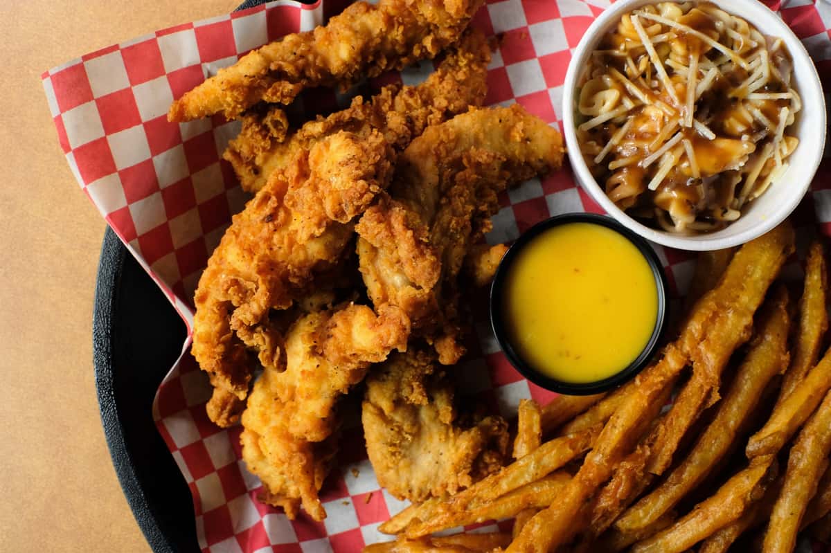 Chicken Finger Basket* Menu Pickle Barrel Cafe & Sports Pub