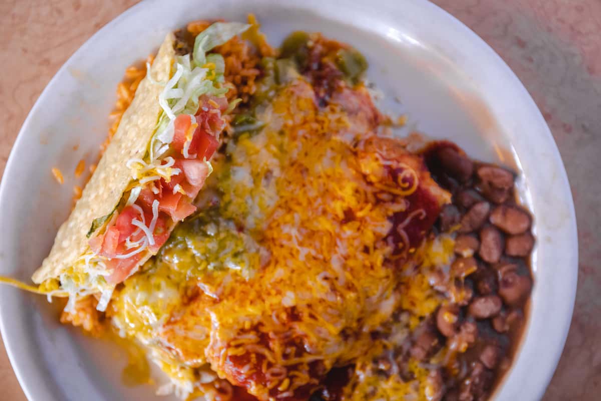 #9 Hot Tamales Combination