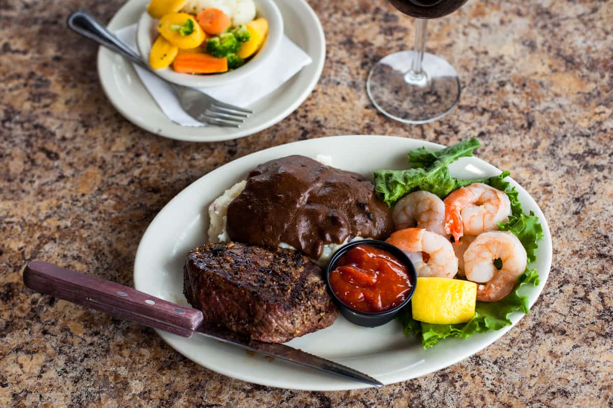 Steak & Shrimp* Menu Bruno's Family Restaurant & Bar American