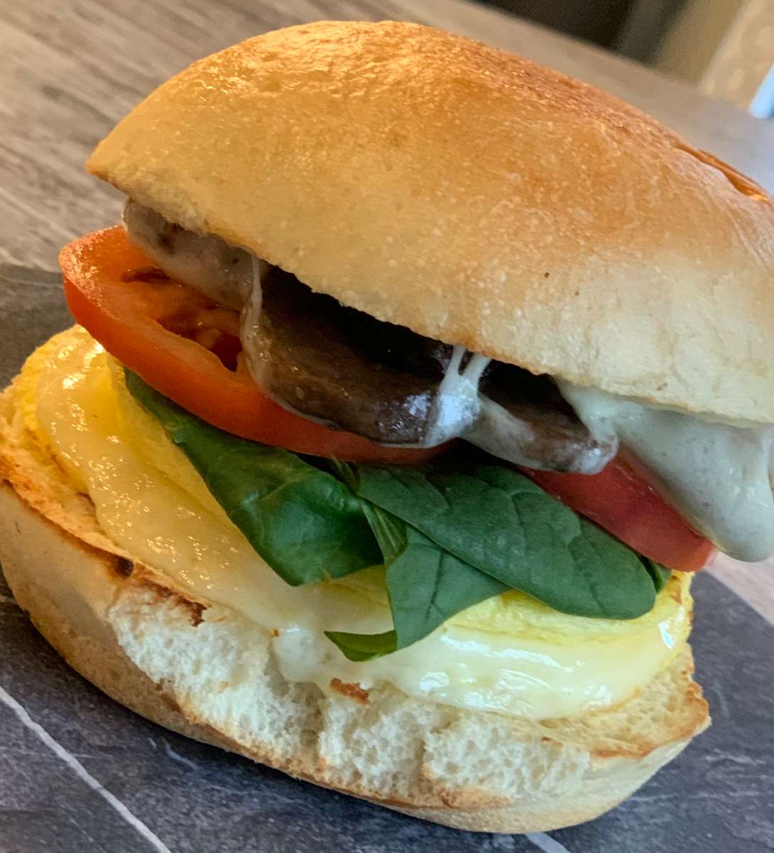 The Sidney Poitier Veggie Breakfast Sandwich