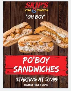 Po'Boy sandwiches