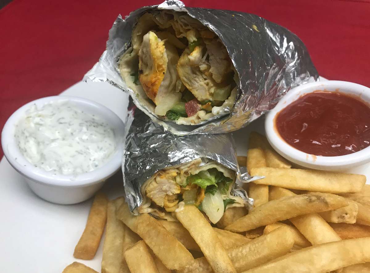 Chicken Kabob Wrap